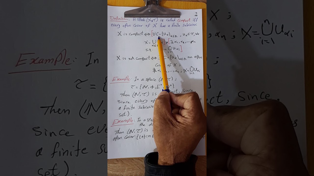 المحاضرة 14 Compact Spaces