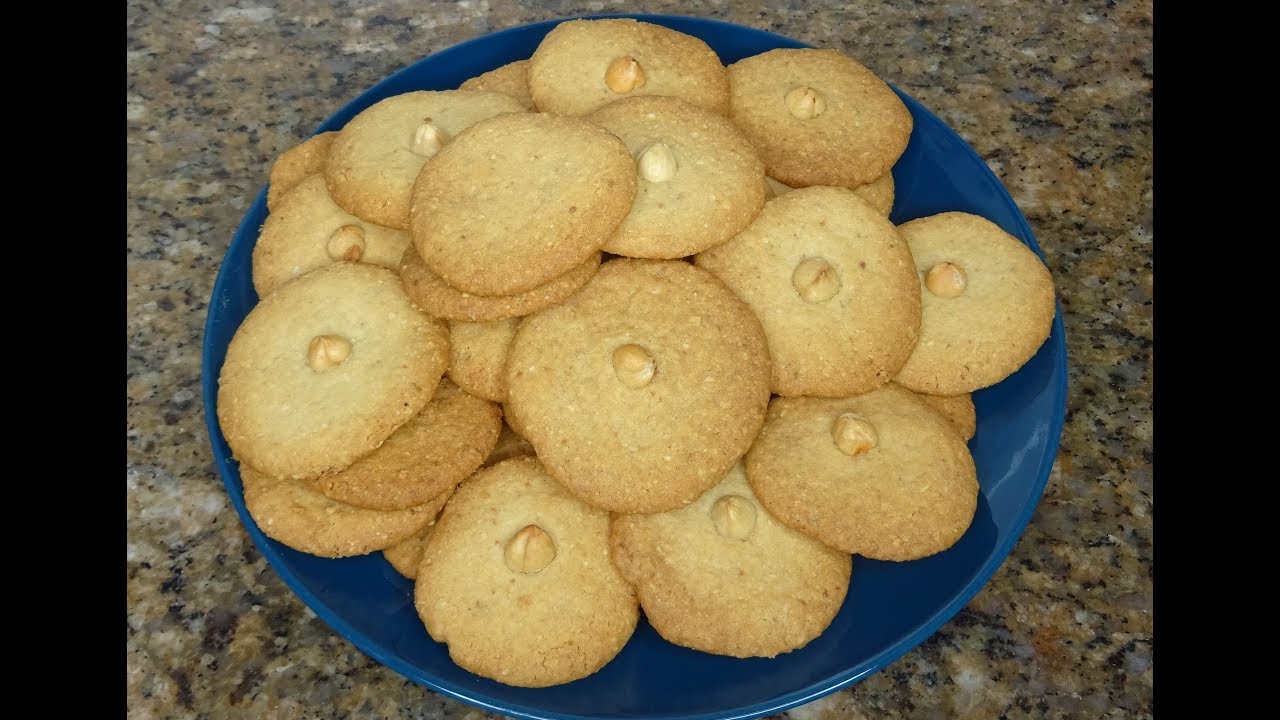 Galletas de avellanas y mantequilla