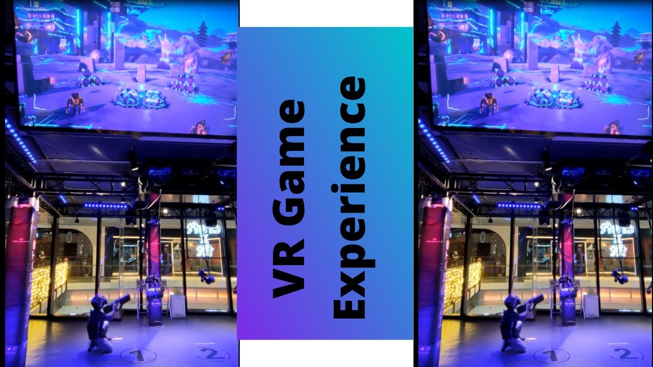 VR game experience at Hologate in Funan Mall