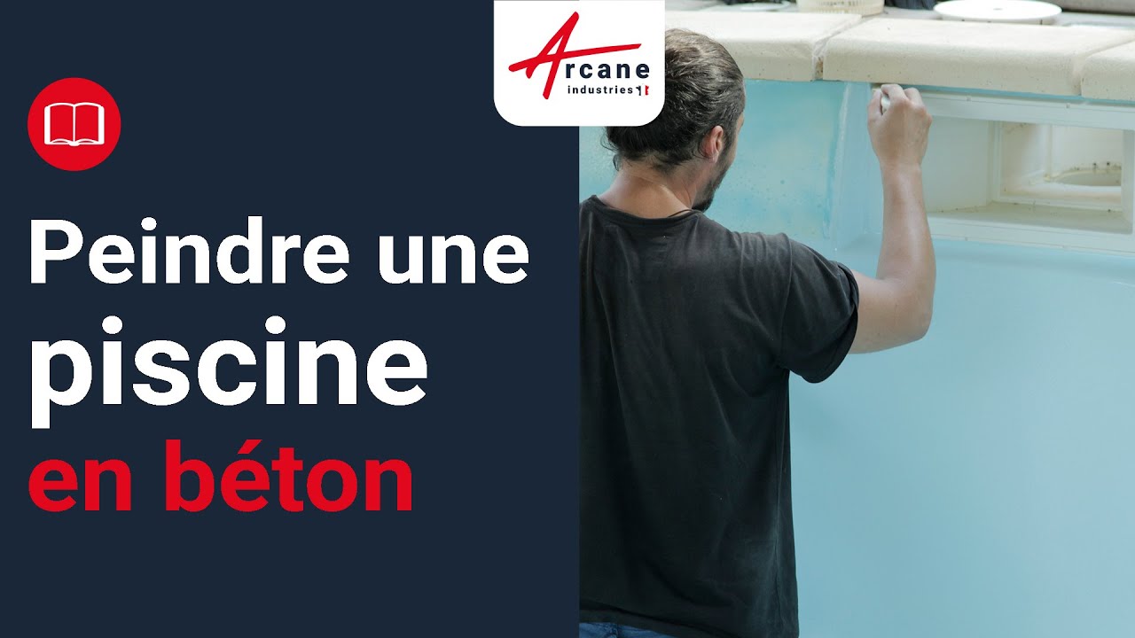 Peinture piscine Protection et décoration Support béton et ciment Mise en oeuvre facile