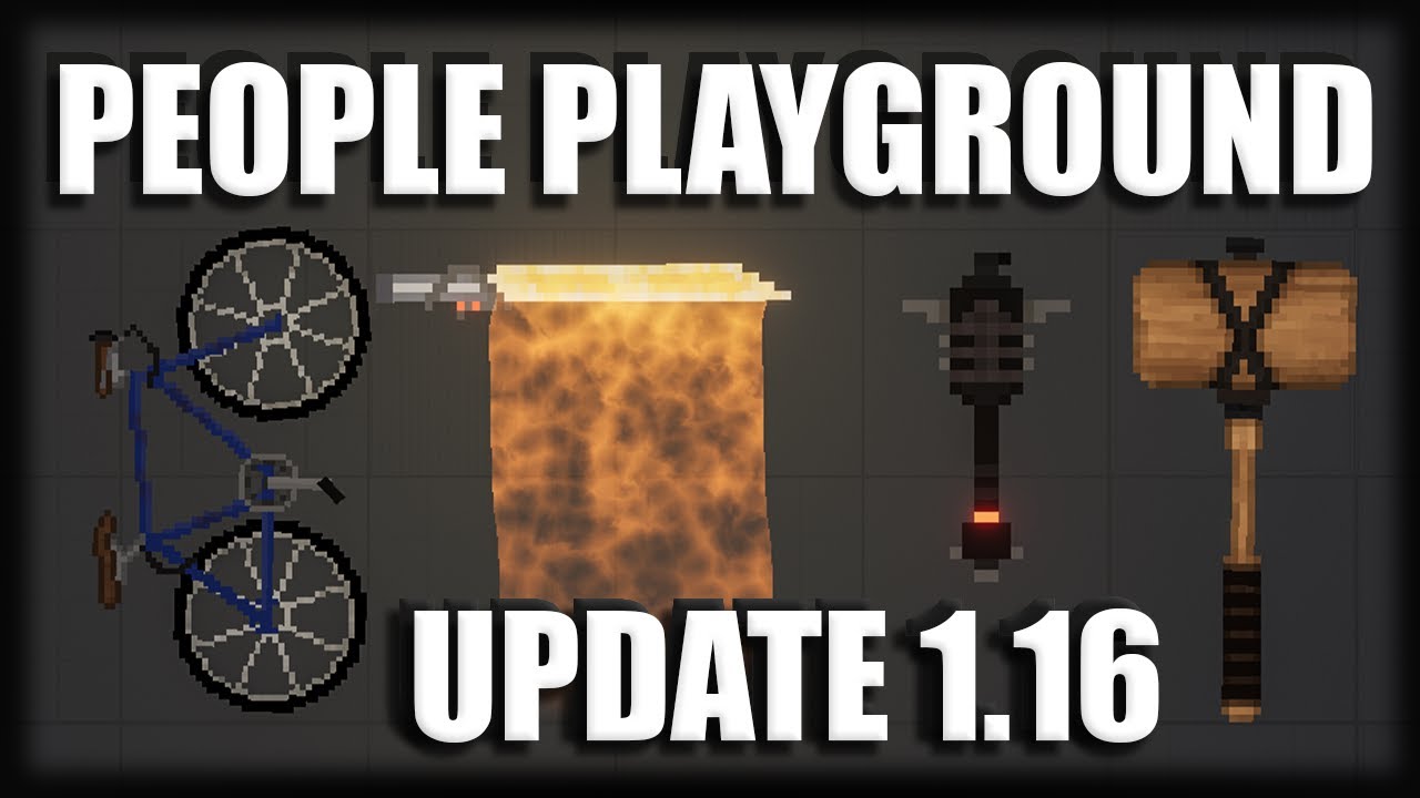 People Playground - UPDATE 1.16 - Espada LASER, Bicicleta e Granada de Espinhos!!!