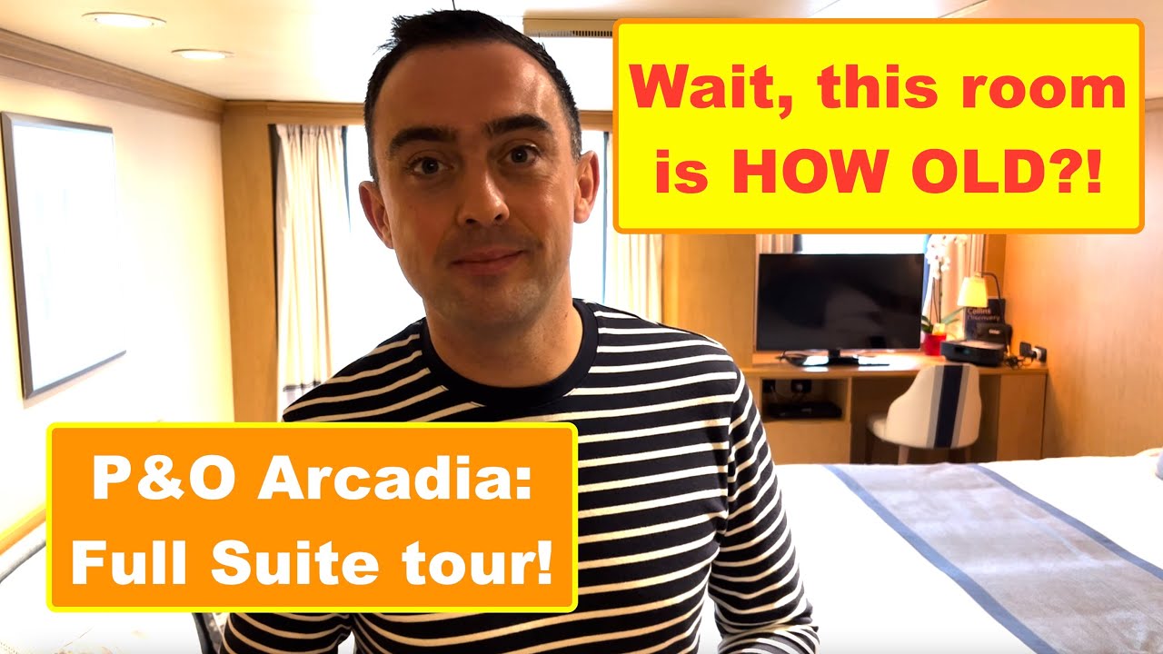 Would you think this cabin was on a 20 year old ship?! P&O Arcadia - Venice Suite (A167) Cabin Tour