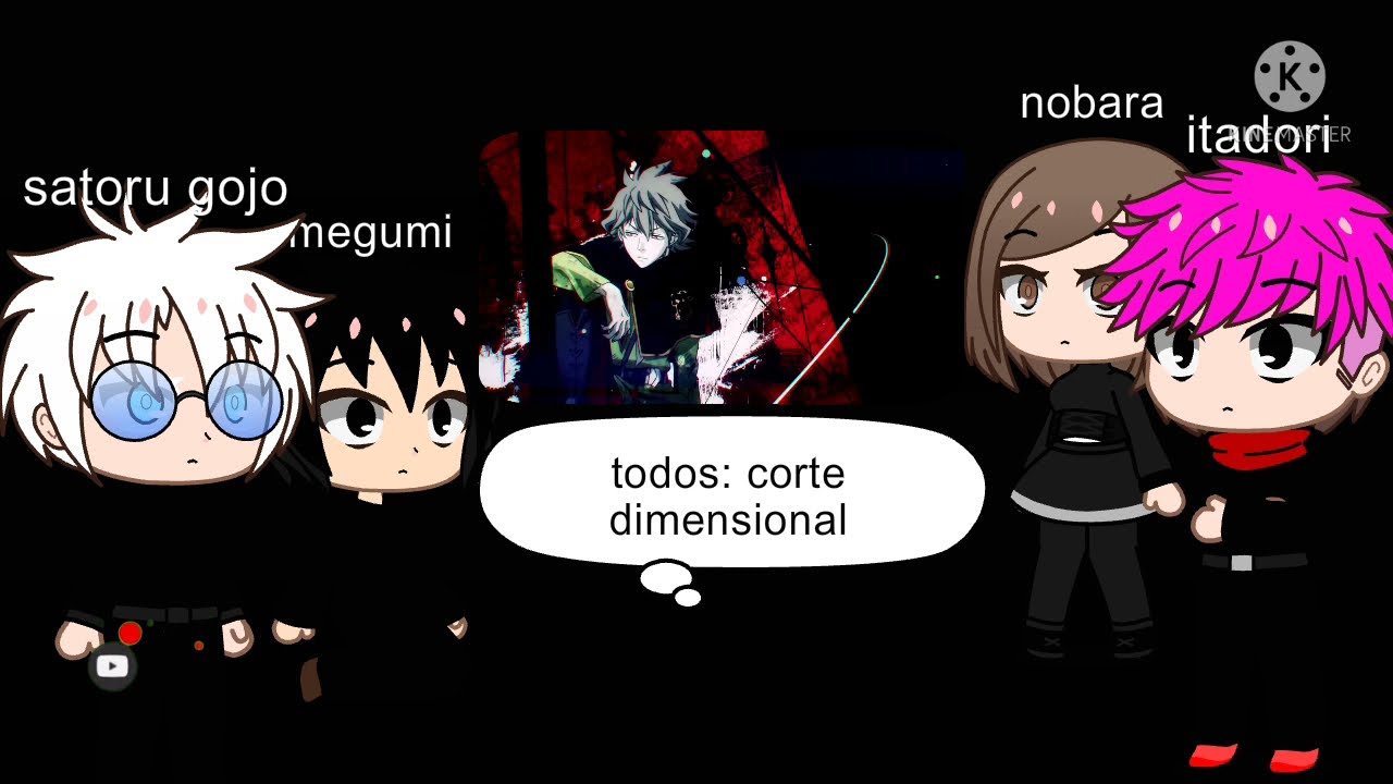 time gojo reagindo ao rap do yami /takero/ gacha