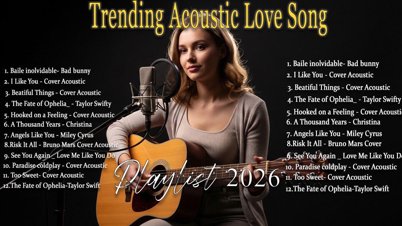 Trending Spotify Love Songs Acoustic Cover 2026 | Best Love Song Playlist | Viral TikTok & Spotify