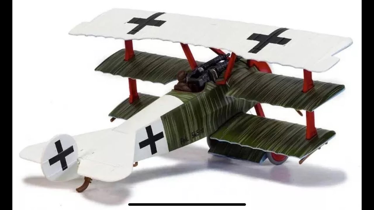 Corgi WW1 1:48 diecast review AA38312 series 2 of 4 episode Fokker Dr1