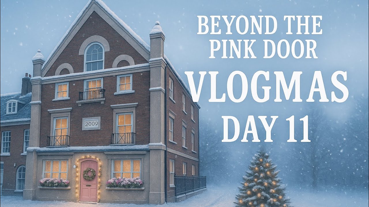 Beyond The Pink Door Vlogmas, 11-й день: Украшения уже развешены!