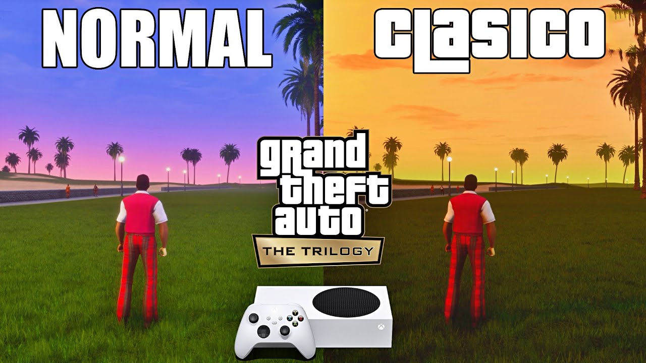 🔥 GTA TRILOGY DEFINITIVE EDITION (Xbox Series S) | Update 1.11 | Color Estándar vs Color Clásico 🎮
