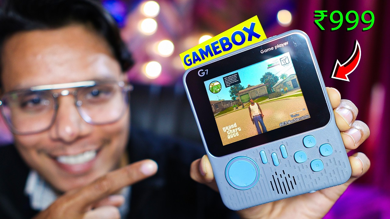 G7 Game Box - Cheapest Handheld Gaming Console in India ? | Retro Handheld Gaming Console