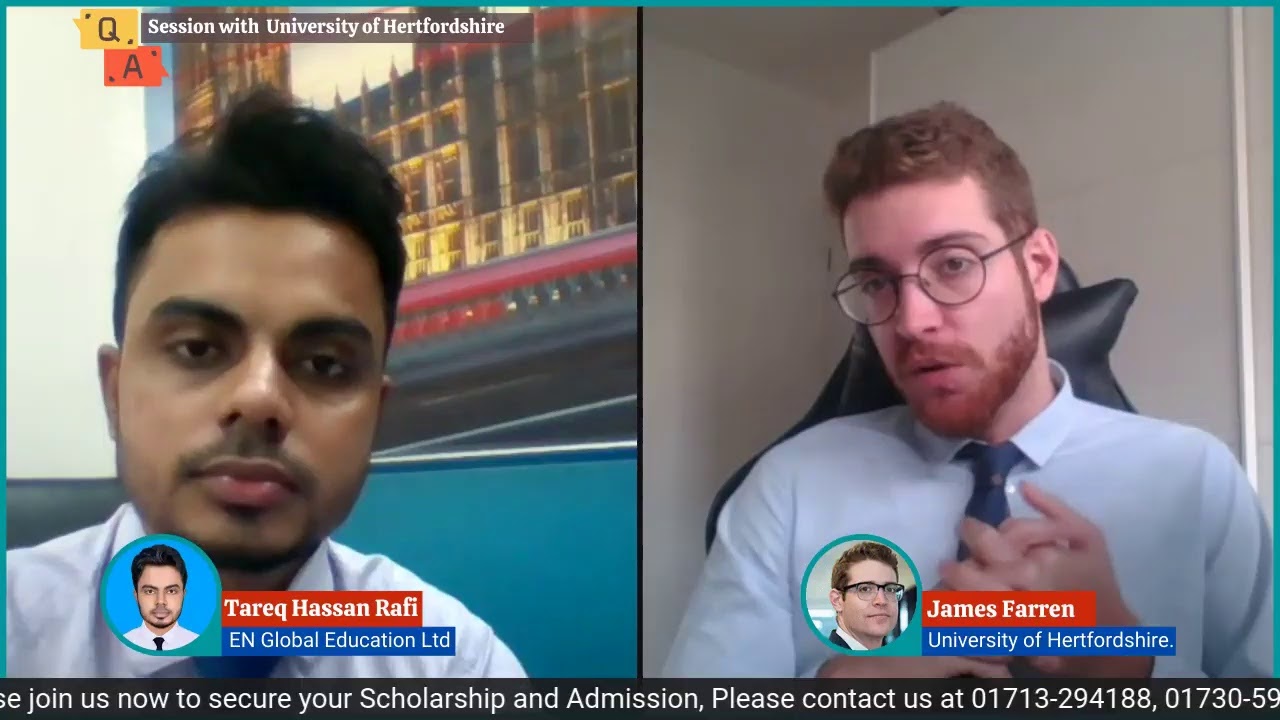 Live Q&A Session with the University of Hertfordshire