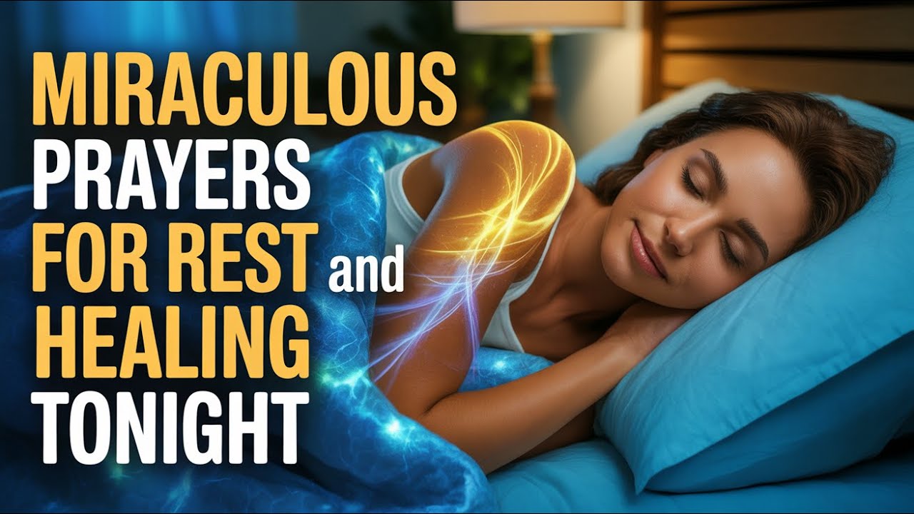Experience Miraculous Healing: 3 Anointed Prayers for Rest in God's Divine Presence Tonight!