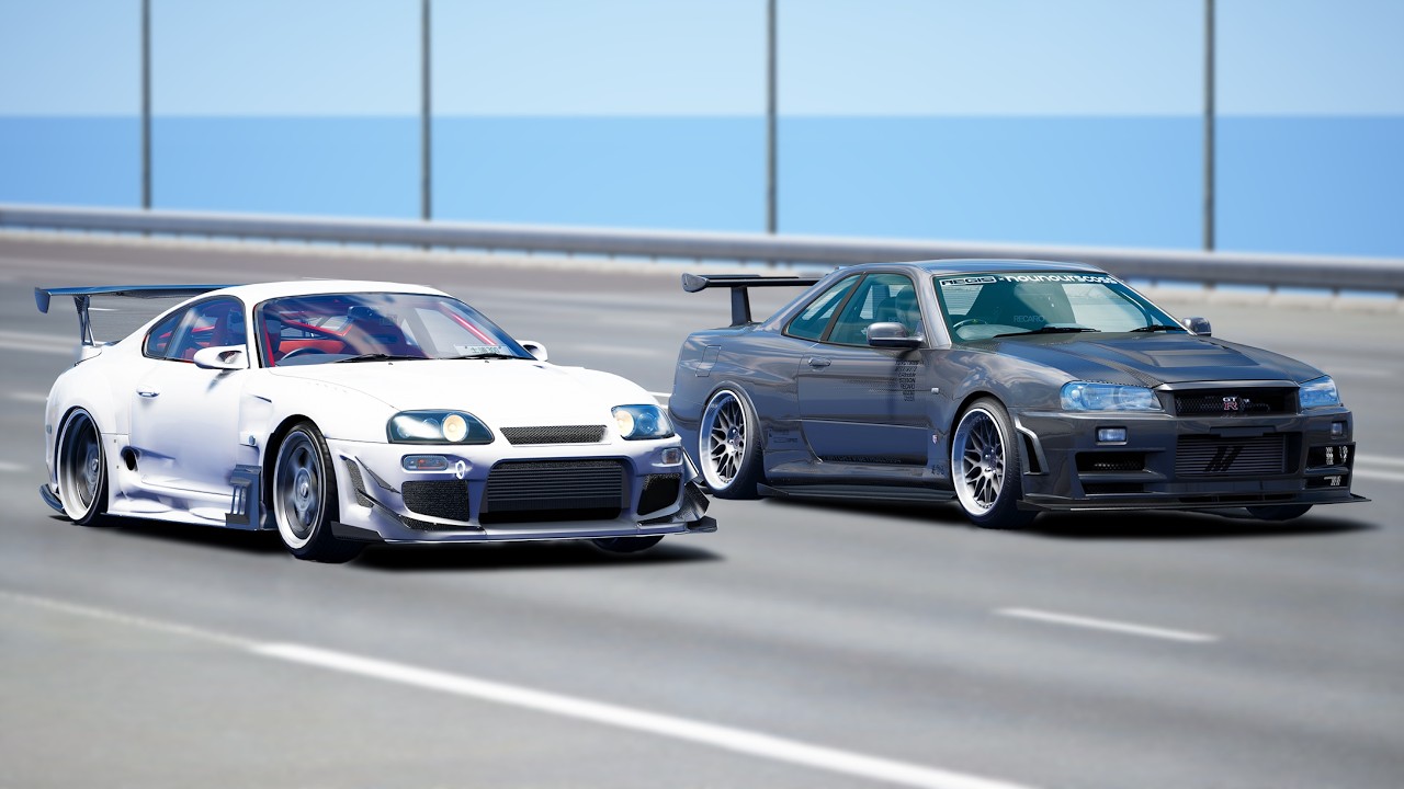 WORLDS FASTEST SUPRA vs WORLDS FASTEST GTR | DRAG & TRACK RACE