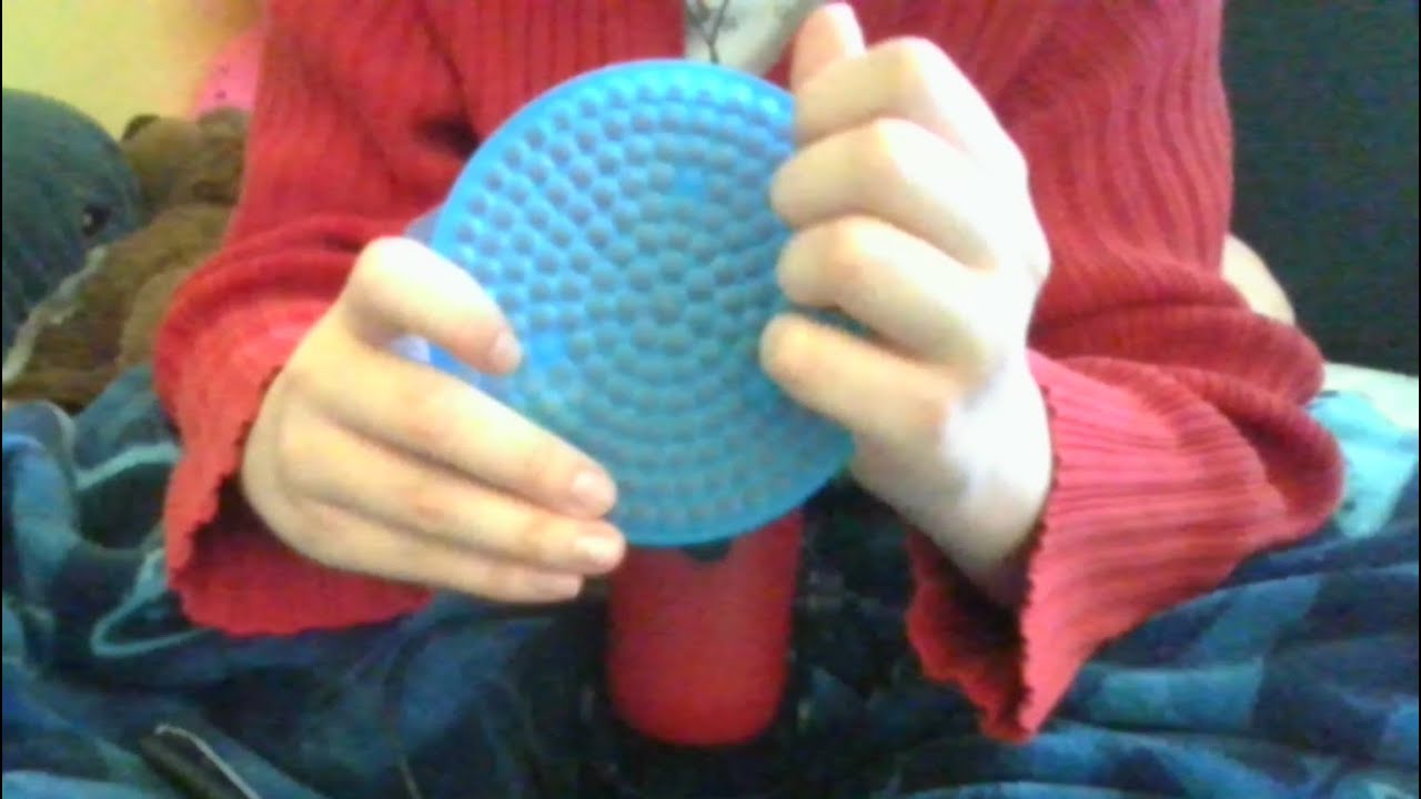 Bumpy Plastic Circle Scratching || ASMR || (No Talking)