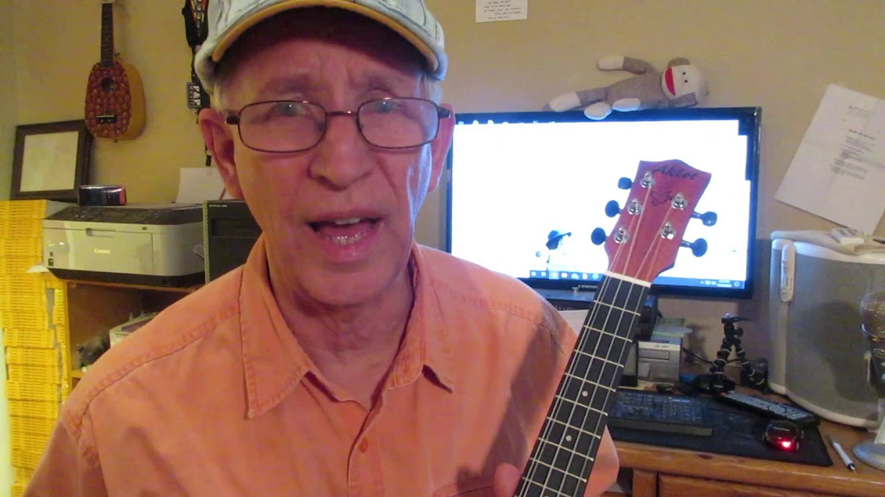 Aklot 5 string mahogany tenor ukulele:  How to tune and play.