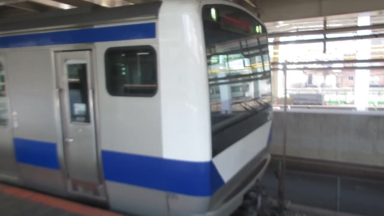 【JR東日本】常磐線快速　北千住駅を発車する上野東京ライン東海道線直通快速品川行きE531系