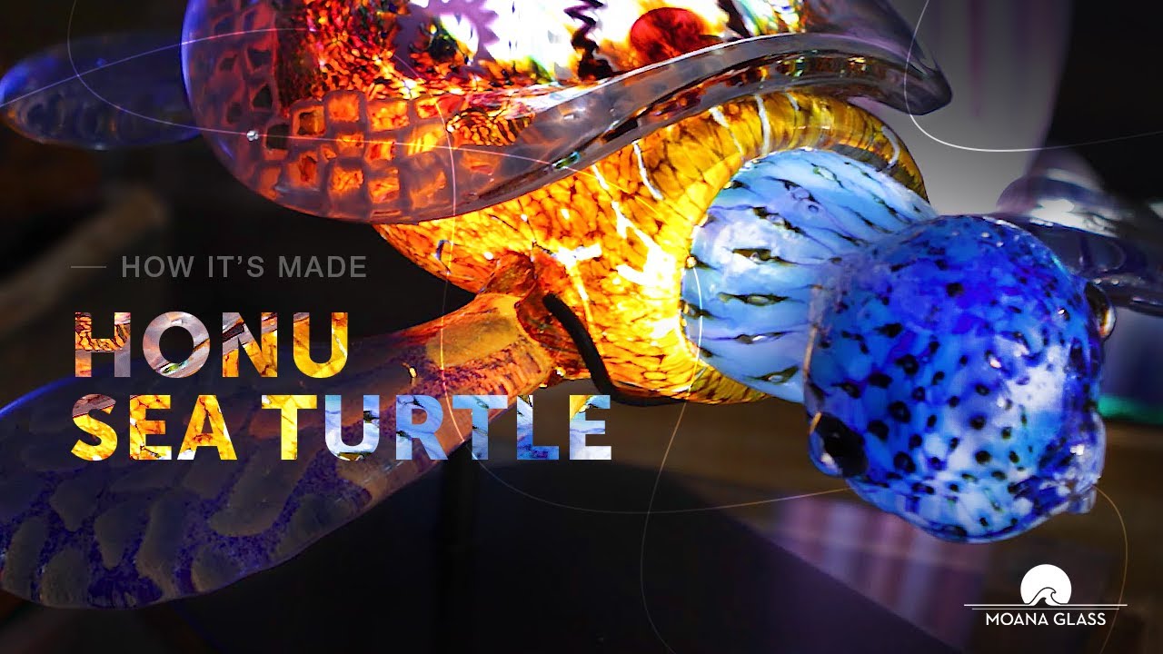 Honu - Glass Sea Turtle Art - How It's Made In Maui Hawaii
