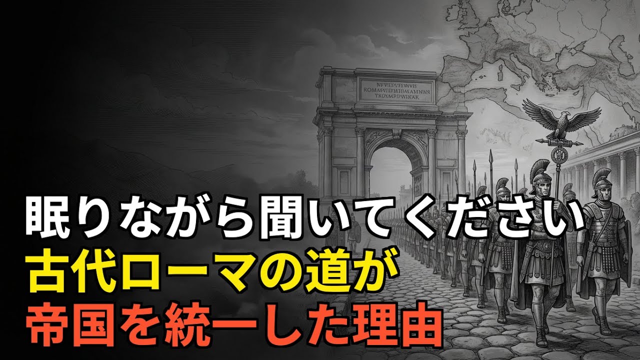 🌙 眠る前に聴く 古代ローマの道が帝国を統一した理由 #睡眠ドキュ