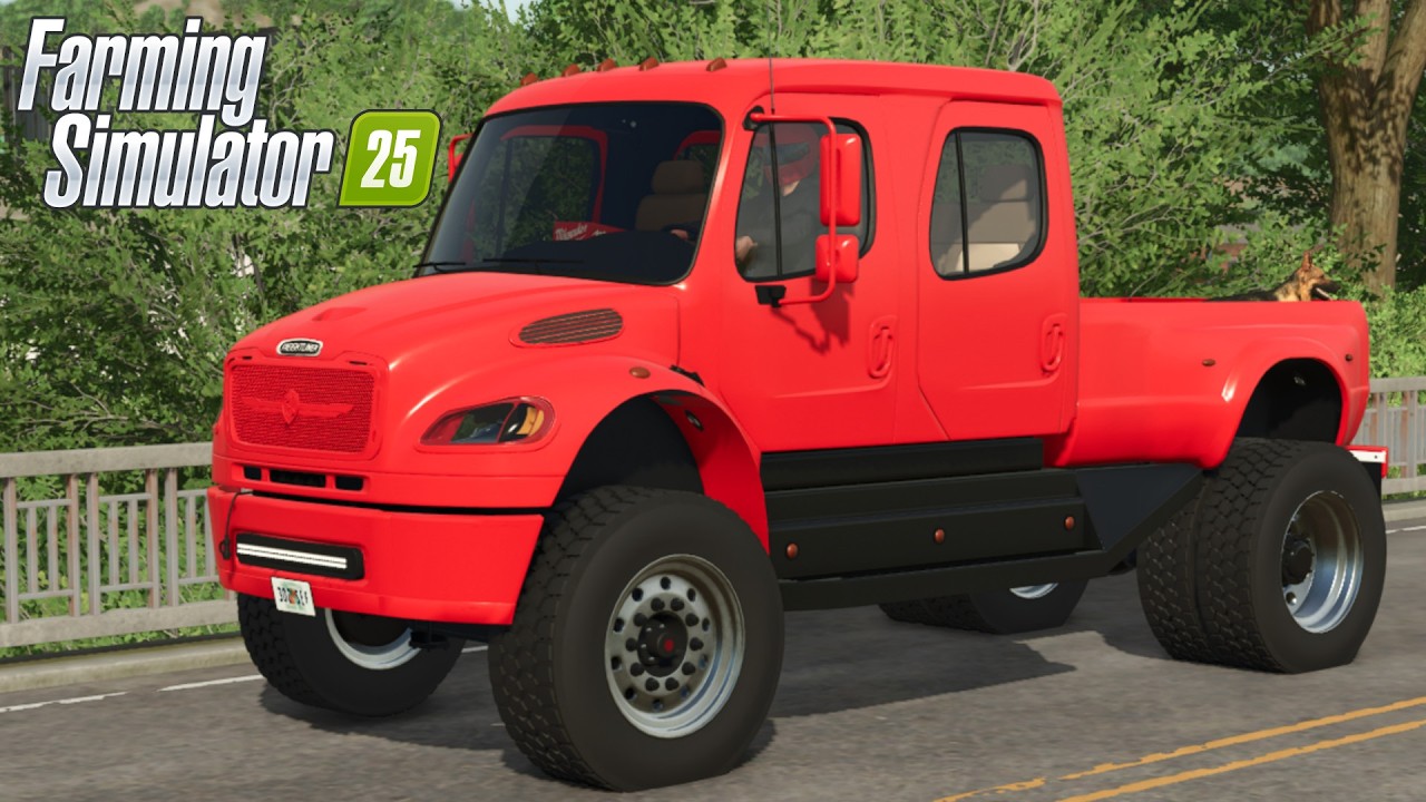 FS25 - 2004 Freightliner M2 106 Sport Chassis - NEW TRUCK MOD for Farming Simulator 2025 GAMEPLAY