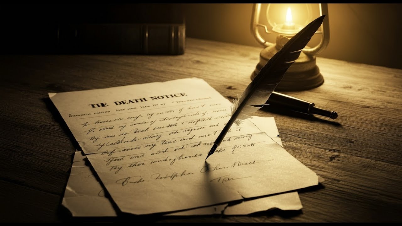 The Silent Goodbye: Death Notices in the 19th Century – Boring History for Sleep