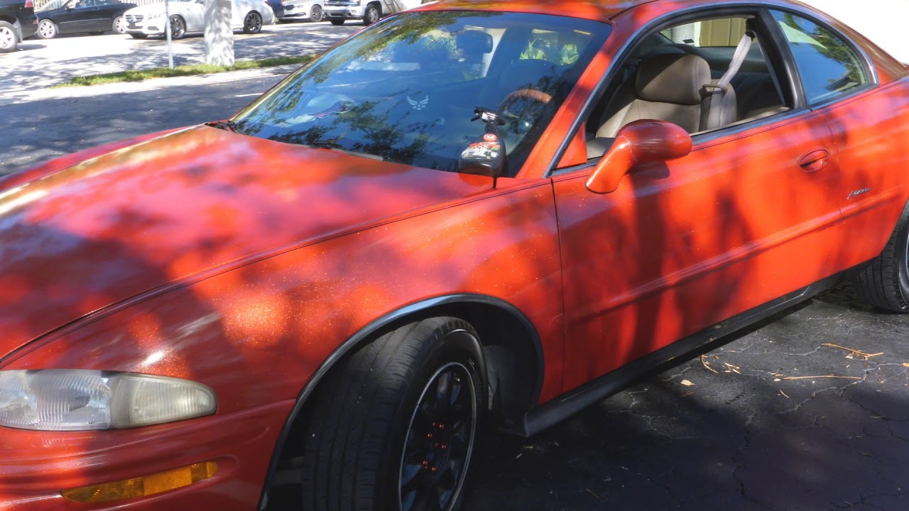 Classic collectible last year Buick Riviera V6 supercharged new fireball engine and metallic wrap