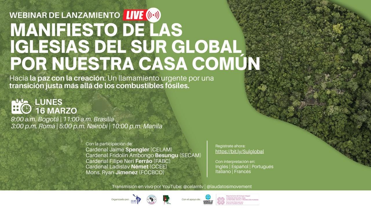 🌿Las Iglesias del Sur Global y Europa levantan una voz clara por nuestra casa común