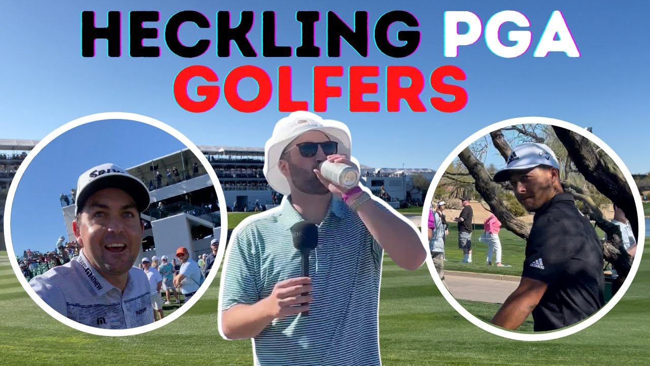 HECKLING GOLFERS AT THE WASTE MANAGEMENT (HILARIOUS REACTION)