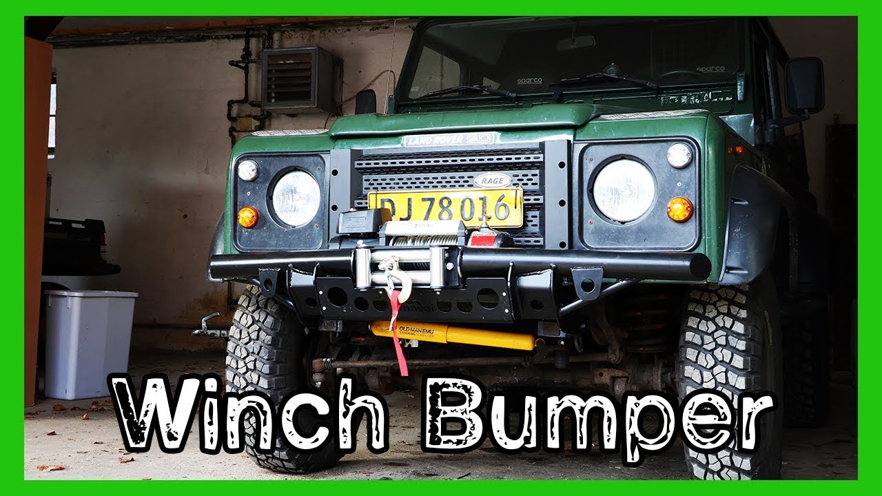 Fitting a Winch & Tubular Bumper! | Land Rover 90 V8 Mods