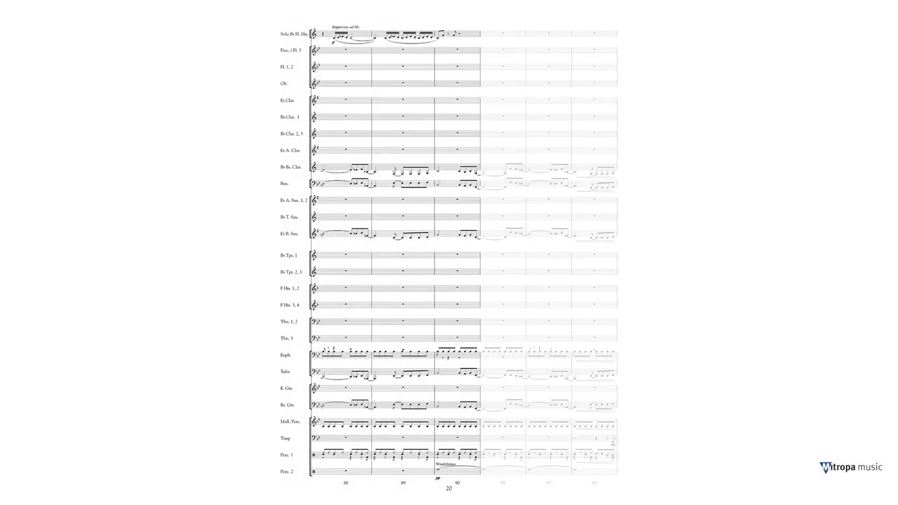 SOLO BOSSA (Solo Flugelhorn & Concert Band) - Otto M. Schwarz