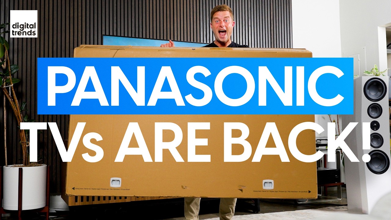 Телевизоры Panasonic возвращаются! Распаковываем историю Panasonic | Panasonic W95A