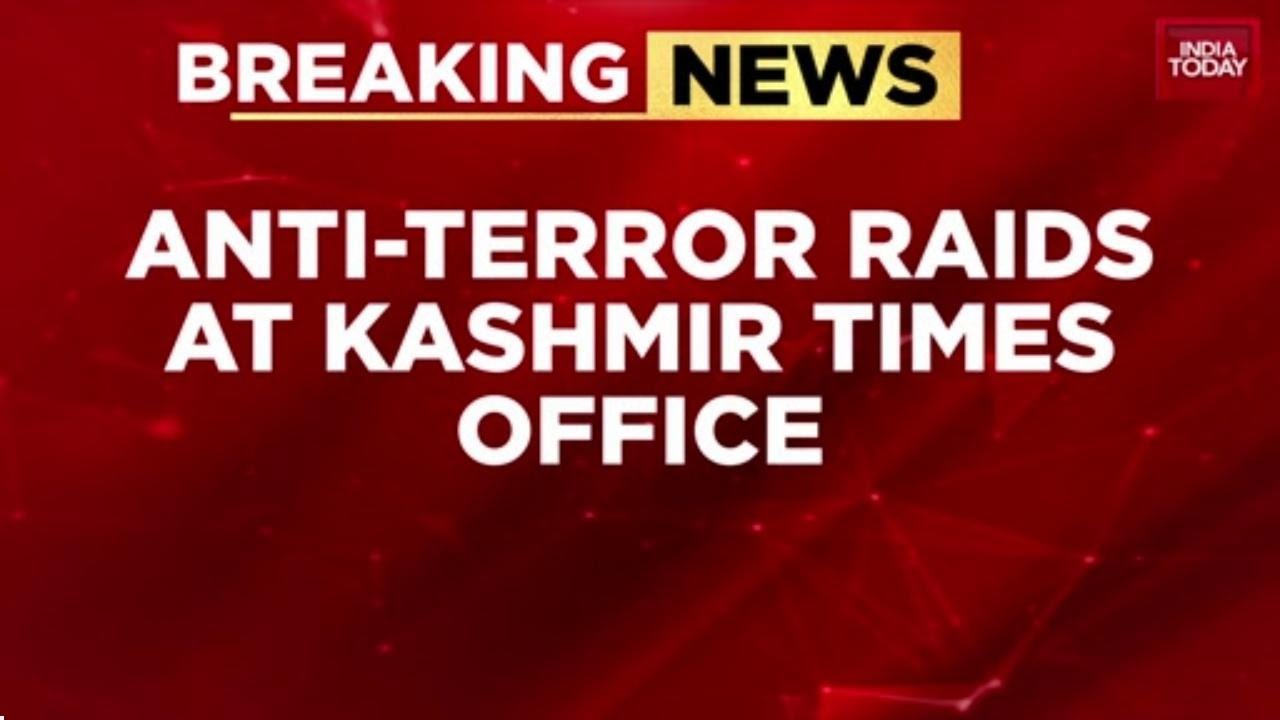 SIA Raids Kashmir Times Office In Jammu, Recovers Cartridges For AK-47 And Pistol | India Today News