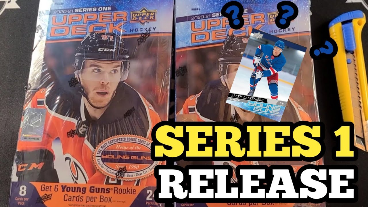 LAFRENIERE YOUNG GUNS! Opening 20/21 Upper Deck Series 1 Hockey Cards Box Break x2