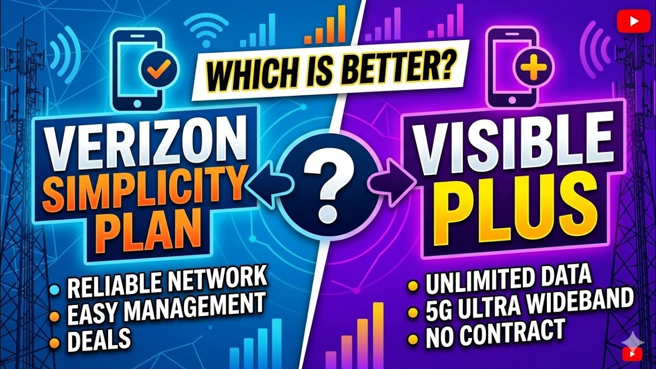 Verizon Simplicity Plan против Visible Plus: что лучше?