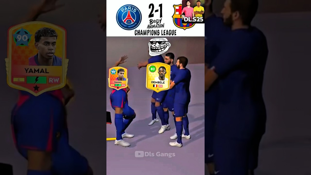 Lamine Yamal vs PSG 😂 | dls 25 usa #dls25 #usa #dlsgangs #dls #brazil #dreamleaguesoccer #football