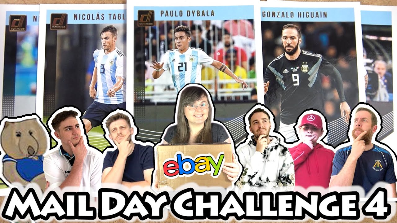 MAIL DAY CHALLENGE | Panini Donruss 2018/19 Argentina Ebay Bundle Cards | YouTubers Guess The Price