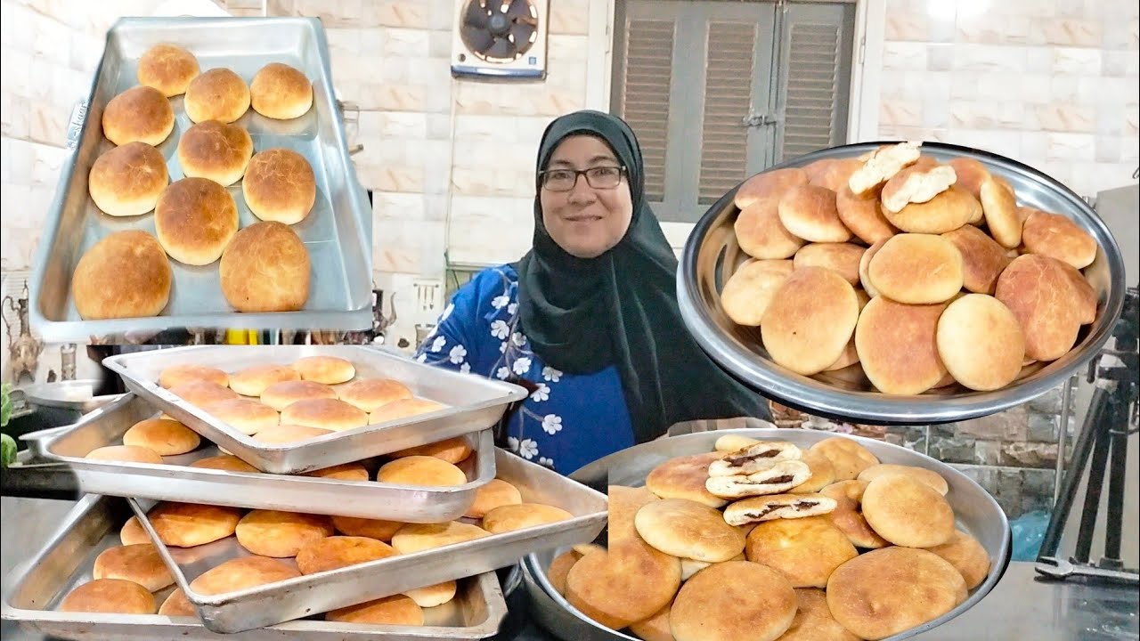 بكوب لبن وكوب ميه هنعمل القرص الطريه ساده ومحشية 🧺 بمكونات حصريه والنتيجة ميه ميه 👌⭐
