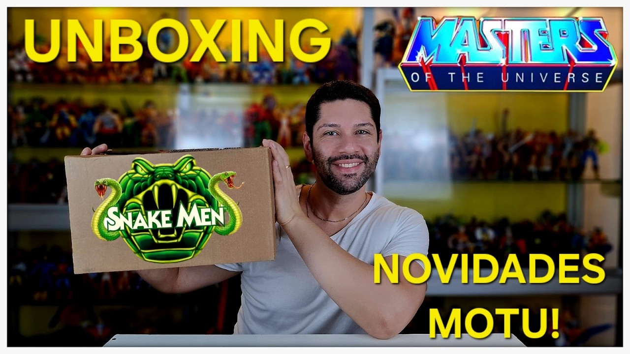 UNBOXING MOTU! RECEBIDOS DE MASTERS OF THE UNIVERSE PARA A COLEÇÃO ROSMINEIRA!