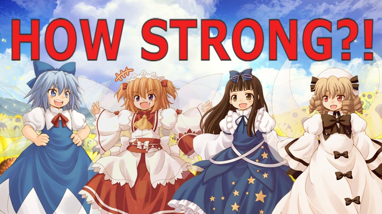 How strong(weak) are fairies in touhou?