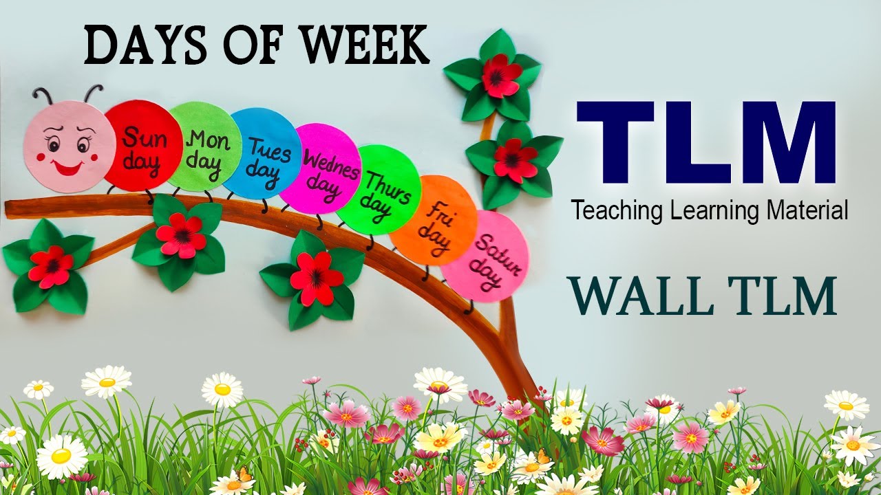 Days Of Week TLM !! TLM for primary school !! TLM Project