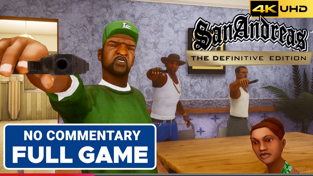 GTA SAN ANDREAS DEFINITIVE EDITION - Full Game [4K 60FPS] (No Commentary)
