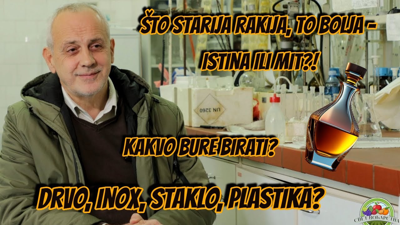 Svet voćarstva ep. 30 21.12.2025. Čuvanje i sazrevanje rakije: Stručni saveti dr Branka Popovića