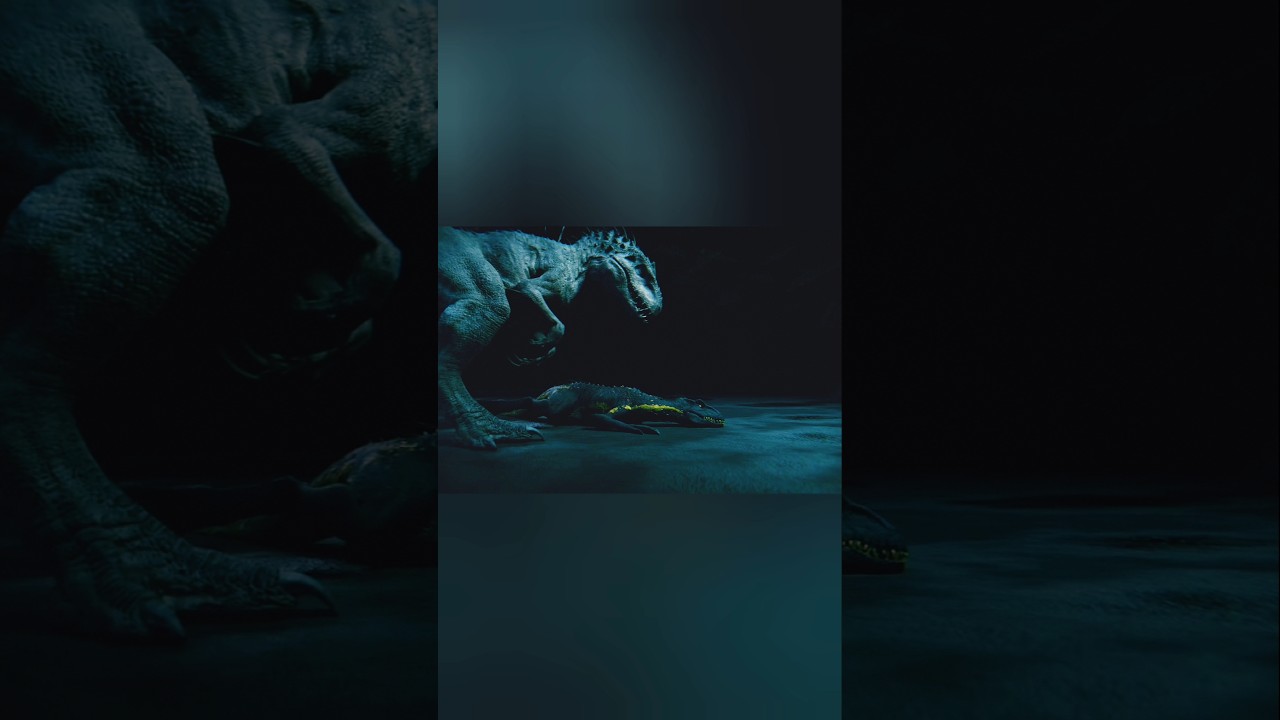 WHAT IF ? Indominus Rex 🩶🤍 vs Indoraptor 🖤💛 #indominusrex #indoraptor #jurassicworld #fallenkingdom