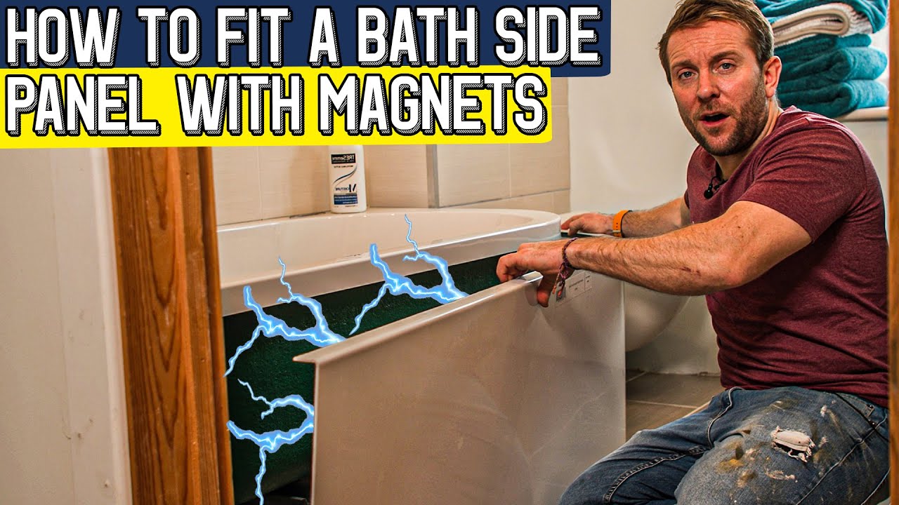 How to fit a bath side panel in 6 steps with MAGNETS | DIY Plumbing Advice
