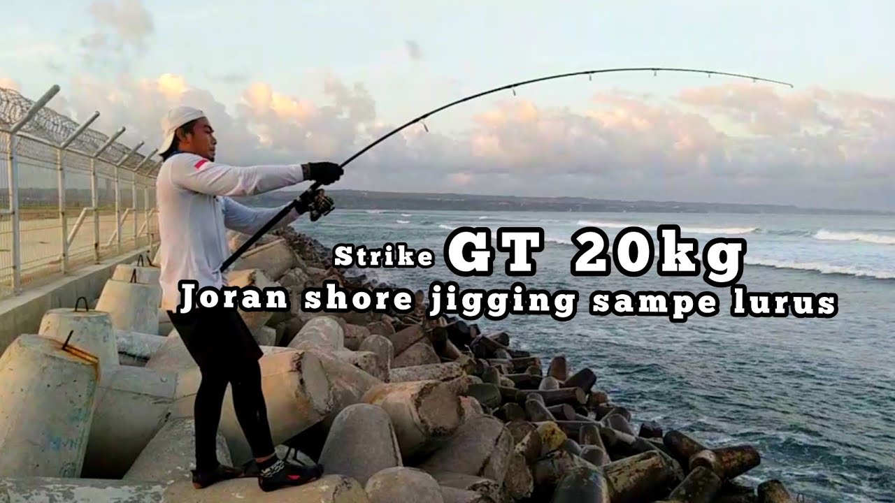 rekor pecah black GT 20kg berhasil landed dengan teckle medium di spot viral landasan pesawat bali