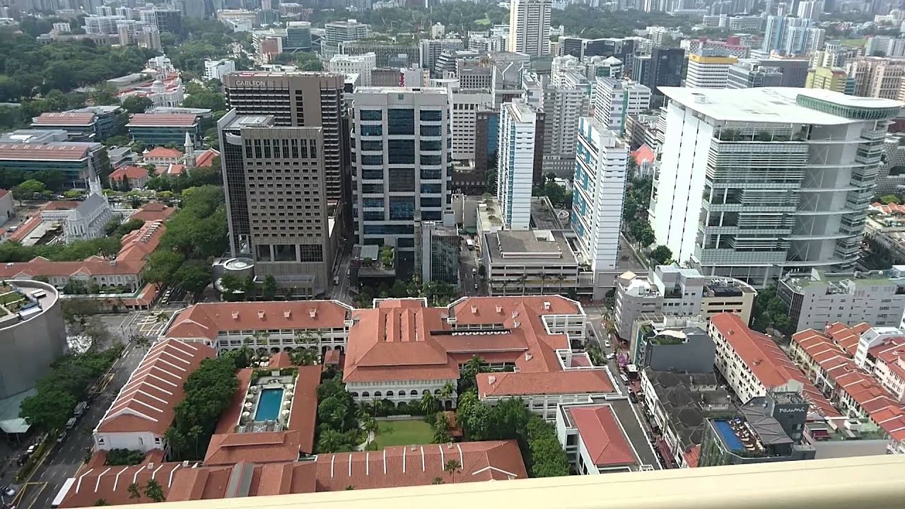 Singapore, amazing view from South Beach Tower