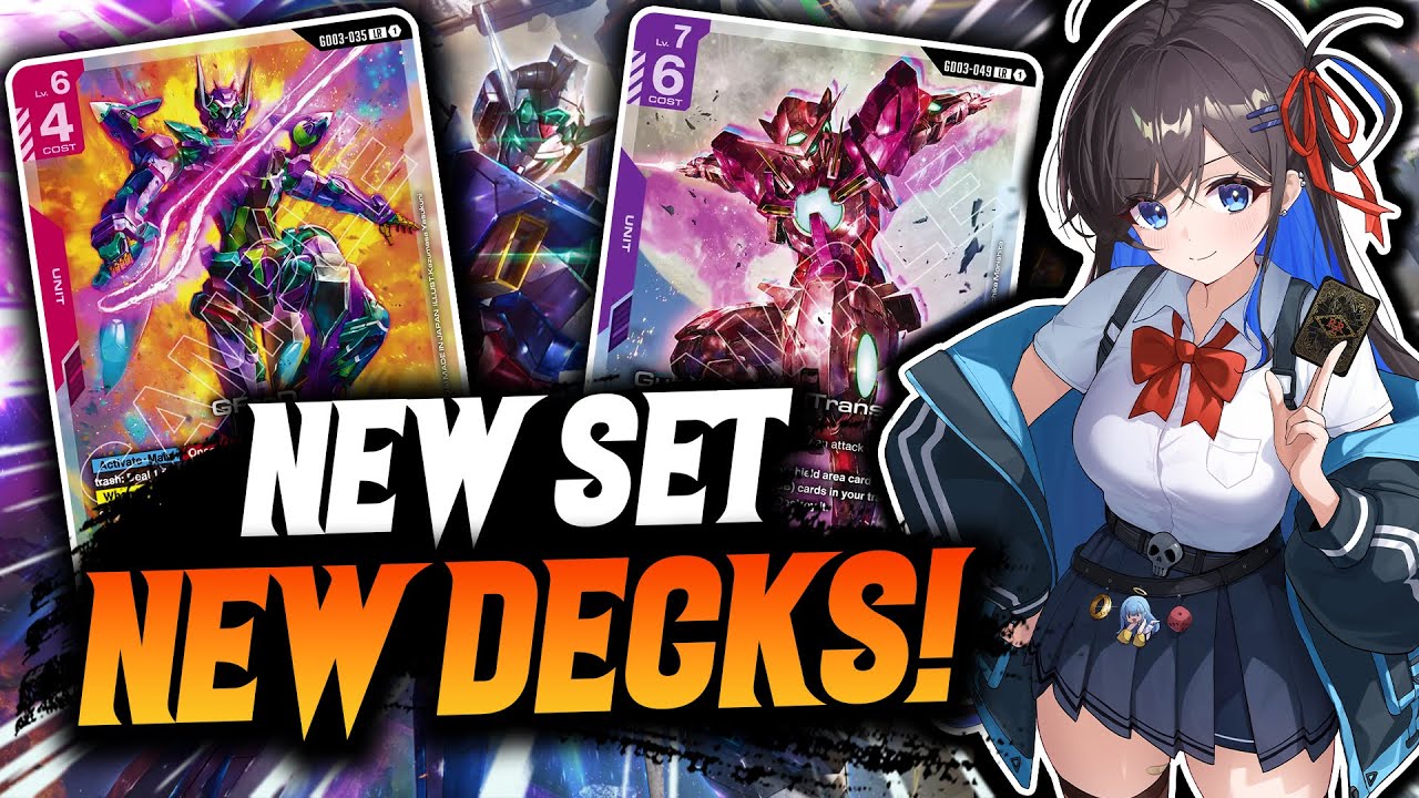 8 NEW DECK BREWS! Gundam Card Game GD03 Steel Requiem Decks