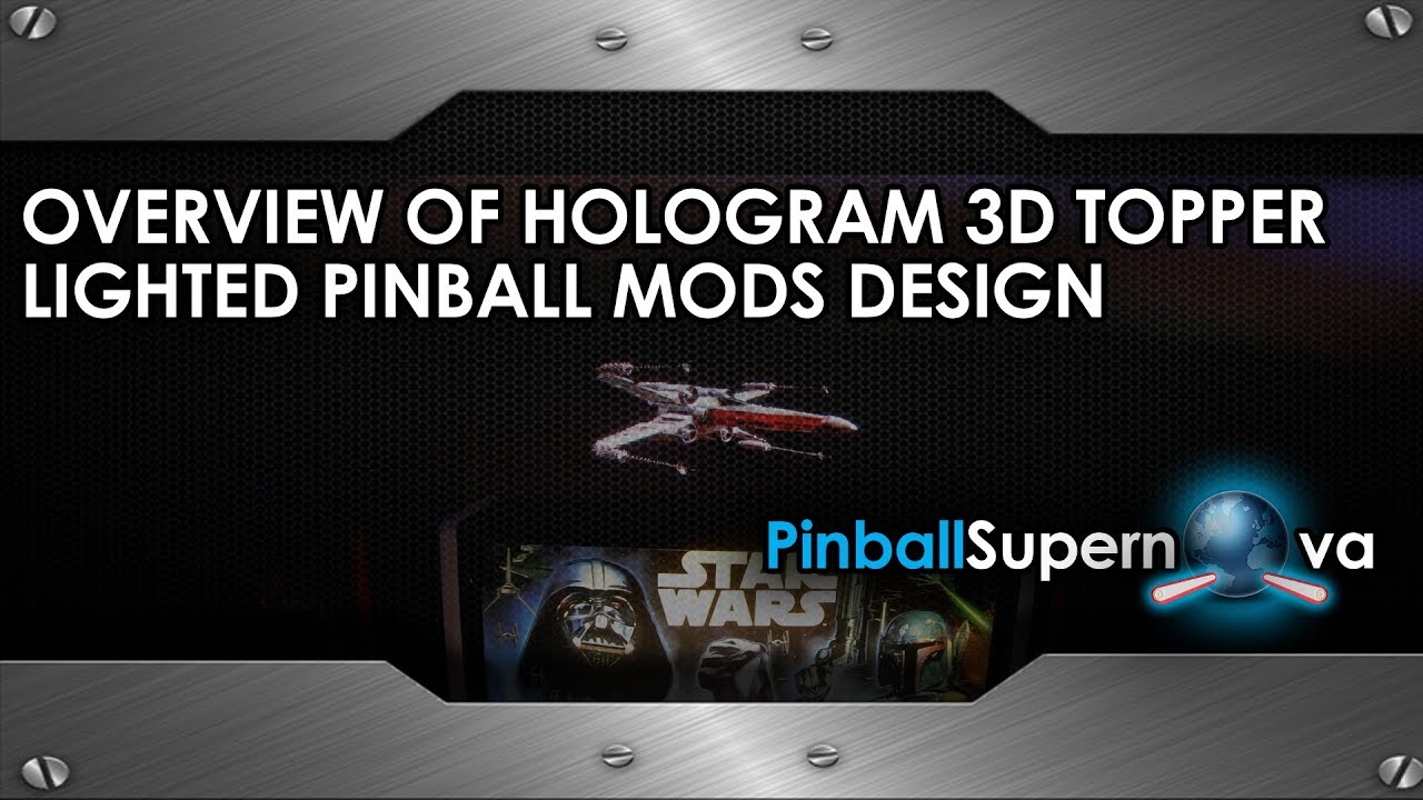 Pinball Mods # 72: 3D HOLOGRAM PINBALL TOPPER INSTALL, OVERVIEW