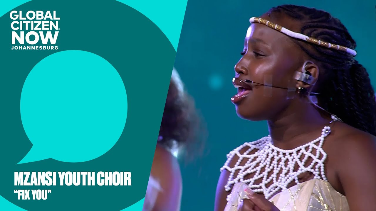 Молодежный хор Mzansi исполнил песню «Fix You» | Global Citizen NOW: Йоханнесбург 2025
