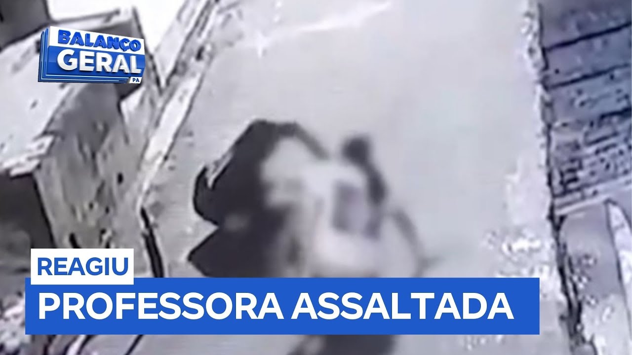 Professora entra em luta corporal com criminoso durante assalto em Belém