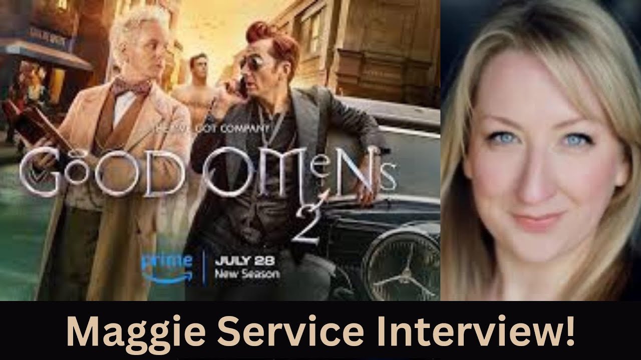 Maggie Service Interview! #neilgaiman #goodomens #amazonprime