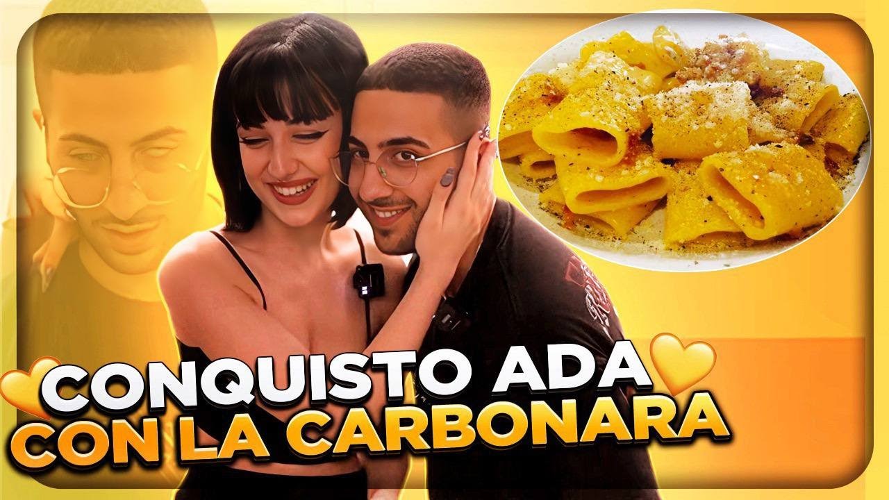 GIOEE CI PROVA CON ADA MENTRE CUCINA LA CARBONARA...