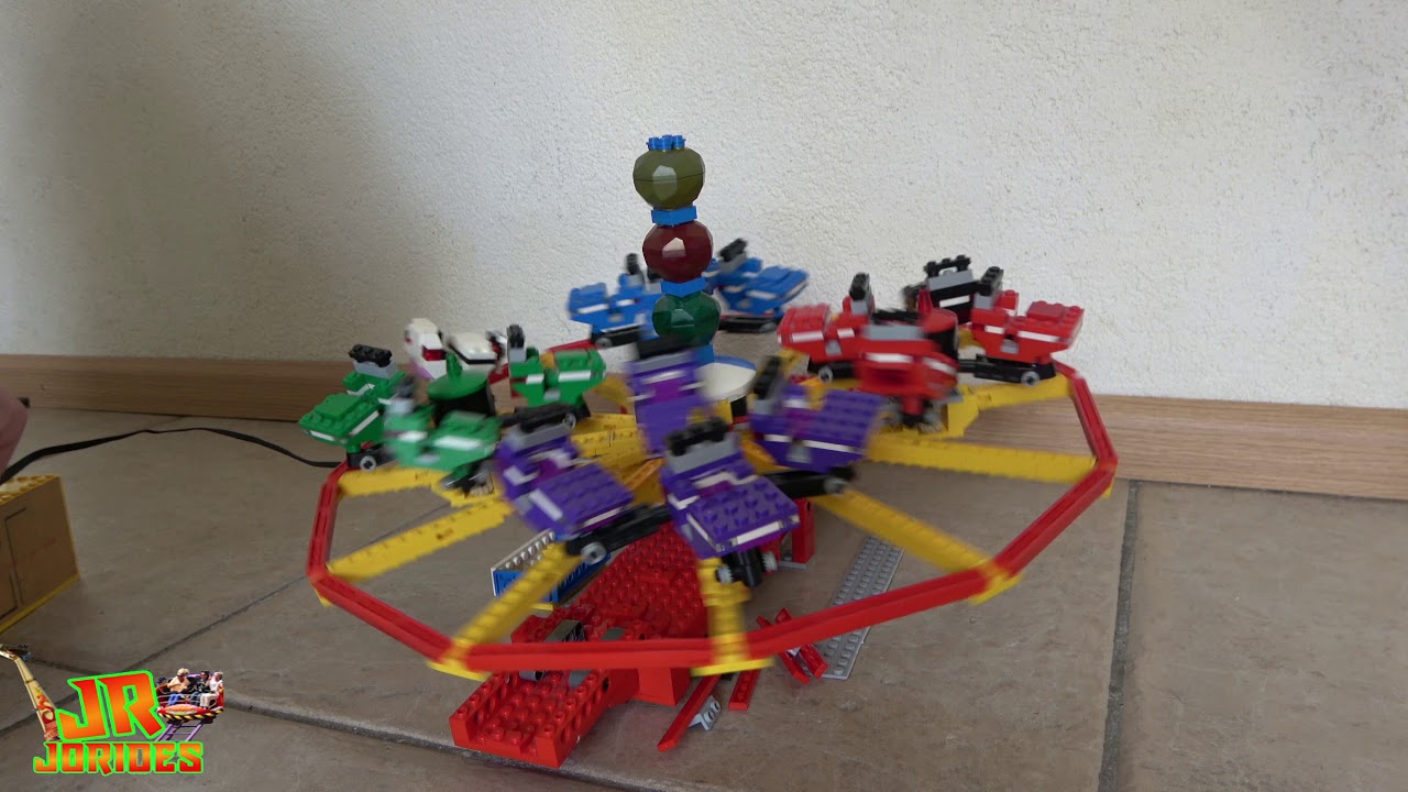 #Jorides: test rit lego Breakdance na vernieuwing tandwielen en nieuwe gondel.